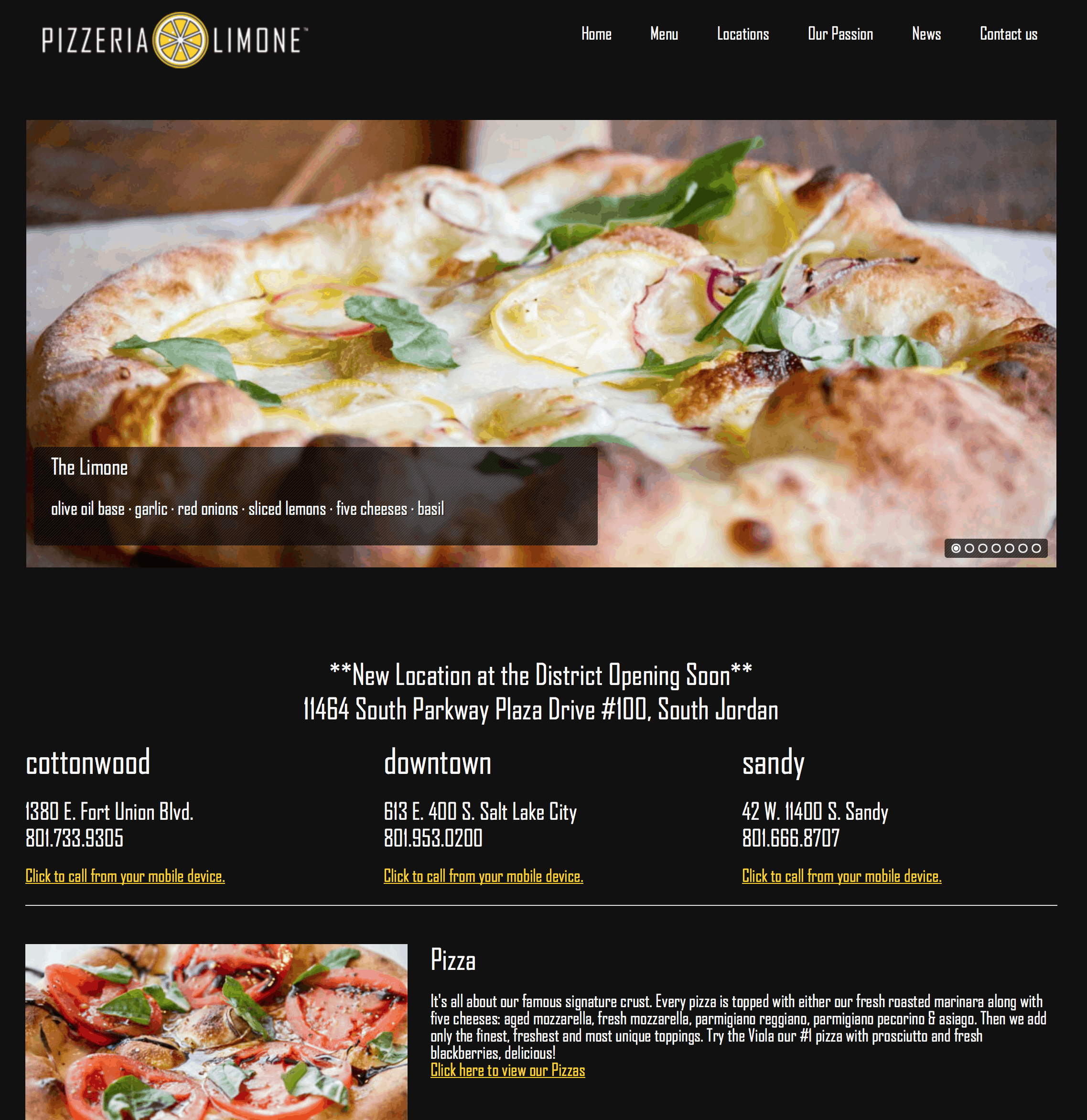 Pizzeria Limone Shout Pizzeria Limone Shout